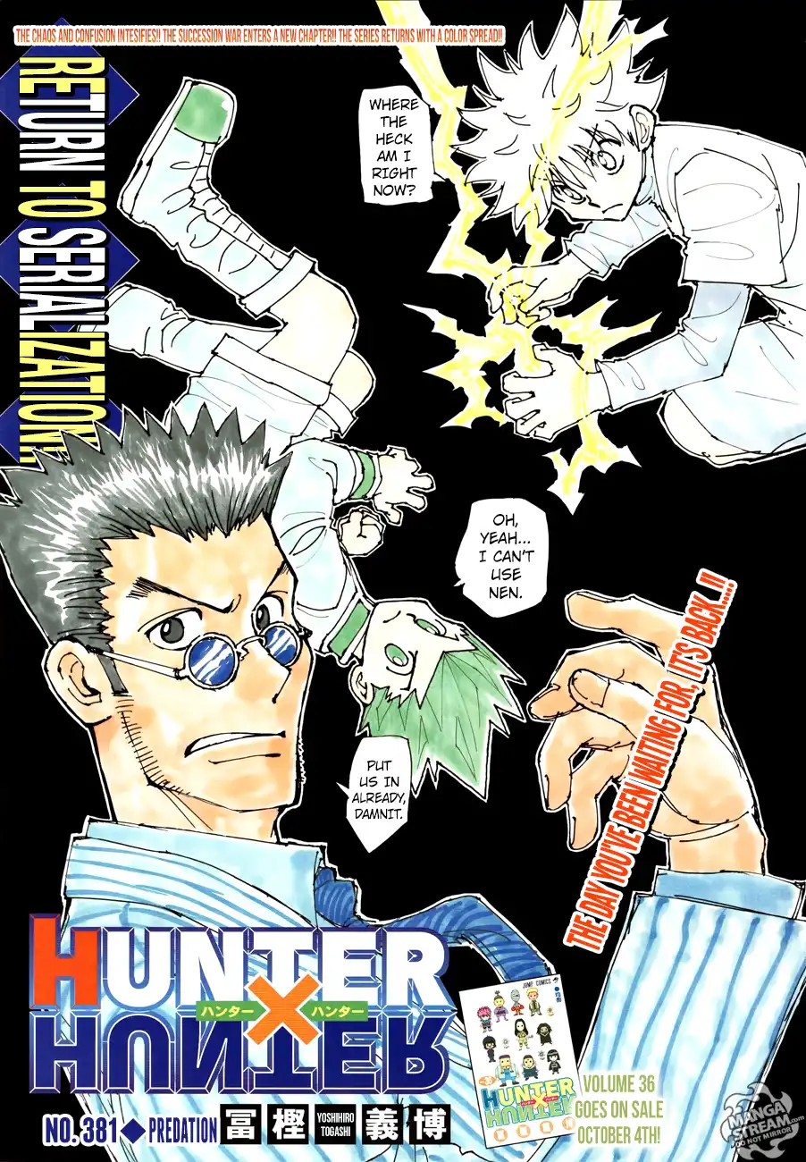 Hunter x Hunter Chapter 381 1